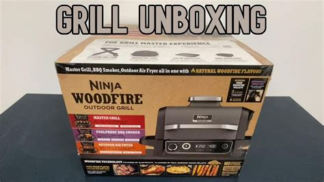 Unboxing Of Ninja Woodfire Outdoor Grill And Smoker 7 In 1 Youtube