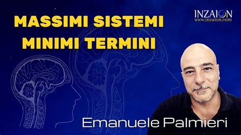 Massimi Sistemi Minimi Termini Emanuele Palmieri Youtube