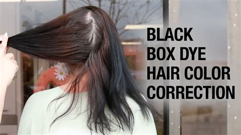 Black Hair Dye Box