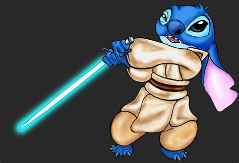 Jedi Master Stitch 2 by FenrirBralor on DeviantArt