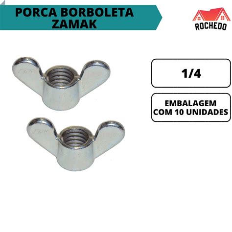 Porca Borboleta Zamak Unidades Shopee Brasil