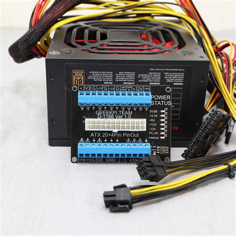 Atx 204 Pin Power Supply Unit Breakout Board D 1188 Ver 10