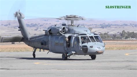 Us Navy Blackhawk Helicopter Taking Off From Prb Paso Robles Airport 11