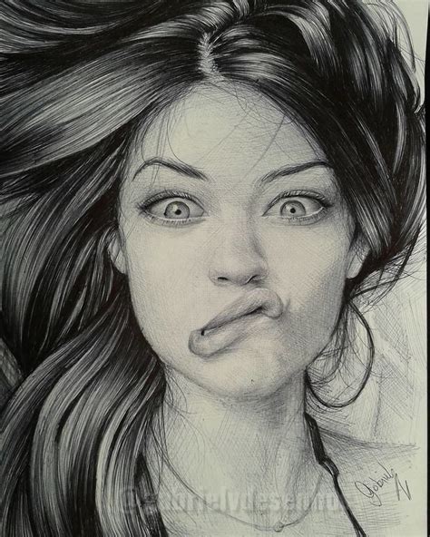 Artist Uses As A Tool Only A Ballpoint Pen To Capture The Emotions Of