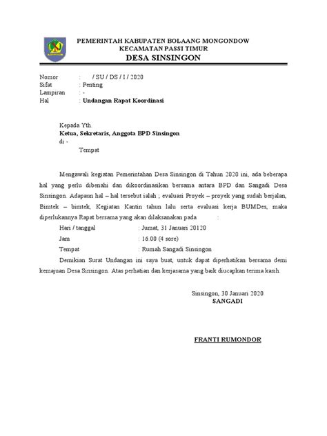 Surat Undangan Ke Bpd Pdf