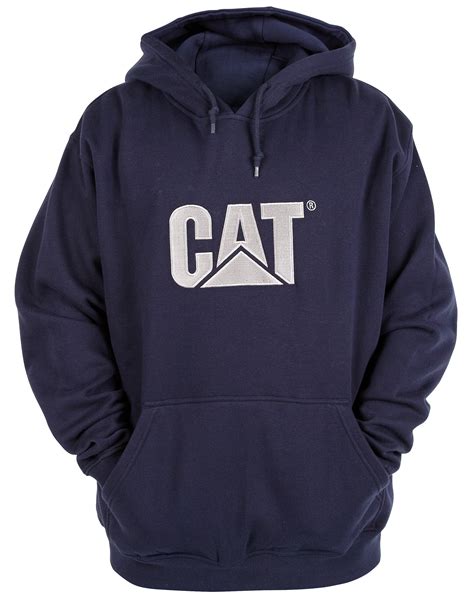 Caterpillar Cat Cw10646 Trademark Mens Hooded Sweatshirt New Hoodie