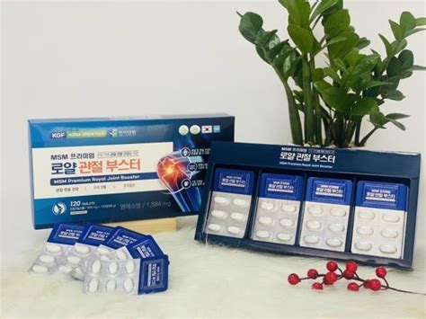 Viên Hỗ Trợ điều Trị Xương Khớp Hanmi Hàn Quốc 120 Viên Msm Premium Royal Joint Booster Mẫu 1