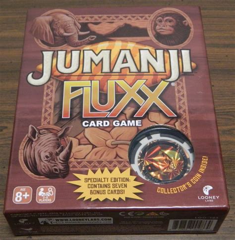 Jumanji Fluxx Card Game Review and Rules | Geeky Hobbies