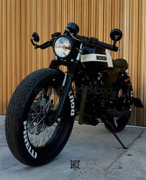 Modified Bajaj Boxer 150 Cafe Brat Cb400 Cafe Racer Cafe Racer Honda