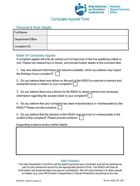 Fillable Online Complaint Appeal Form Authorized Representative Form Fax Email Print Pdffiller