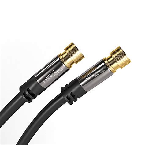 Kabeldirekt Digital Coaxial Audio Video Cable 6 Feet Satellite Cable Connectors Male F