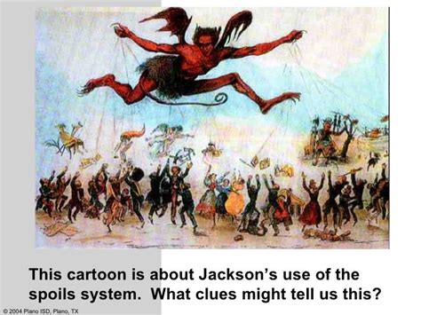 Jackson Spoils System Political Cartoons