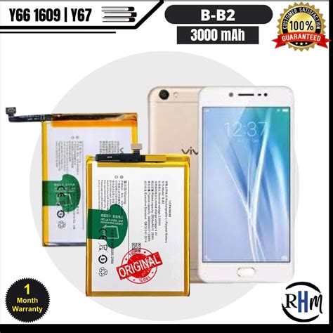 Vivo Y66 1609 Y67 V5 V5 Lite V5s Battery Model B B2 Original Li