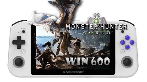 Monster Hunter World Test Gameplay On Anbernic Win Amd E Vega