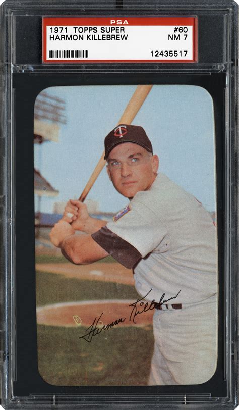 1971 Topps Super Harmon Killebrew PSA CardFacts