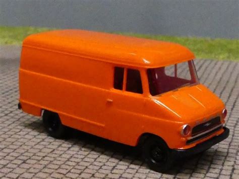 Modellspielwaren Reinhardt Brekina Opel Blitz Kasten Orange