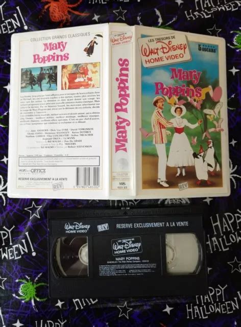 Vhs Walt Disney Home Video Mary Poppins Rare K Video Cassette Eur