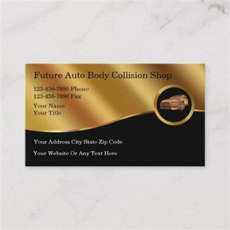 Auto Body Collision Business Cards Zazzle Auto Body Body Business