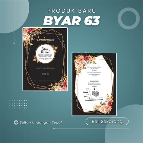 Jual Blangko Undangan Pernikahan Terbaru Merek Byar 63 Dengan Bahan BC