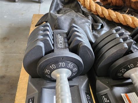 Bcg 70lb Adjustable Dumbbell Pair Refit Nation