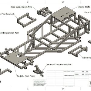 Blueprint go kart frame dimensions - partvsa