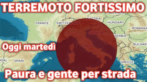 Minuti Fa Un Fortissimo Terremoto Ha Colpito L Italia Oggi Marted