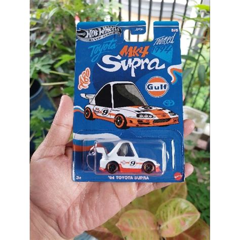 Jual Hot Wheels Toyota Supra Mk Gulf Tooned Base Besi Shopee Indonesia
