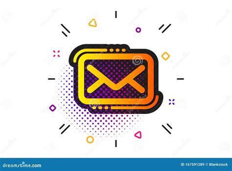 Messenger Mail Icon New Newsletter Sign Vector Stock Vector