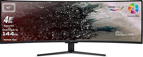 Acer Nitro EI491CRPbmiiipx 49 Inch Double Full HD Ultra Wide Curved