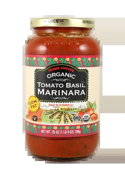 Trader Joes Trader Giottos Tomato Basil Marinara Sauce Reviews 2020