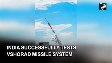 India Successfully Tests Very Short Range Air Defence System Missile