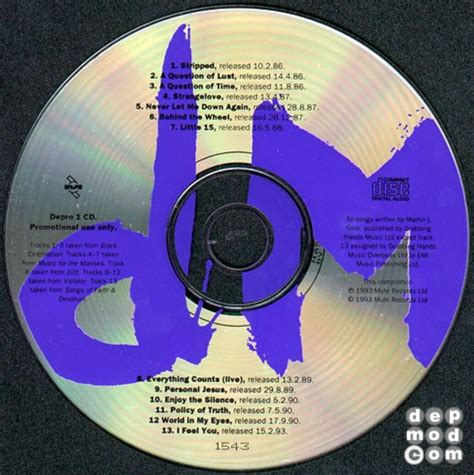 Songs Of Faith And Devotion — Depeche Mode Discography