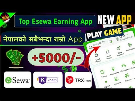 Payment Proof New Esewa Earning App New Micro Legit Site Airtm