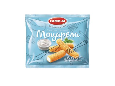 Пръчици моцарела Сами-М пане замразени 250г – Zasiti.bg