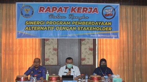 Bnnp Sulteng Sinergikan Pemberdayaan Di Kawasan Rawan Narkoba Dengan