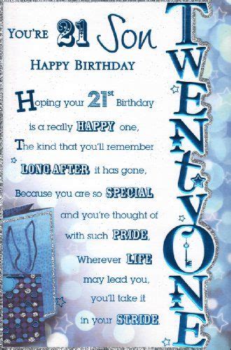 21st Birthday Message To My Son - Hailee Marcellina