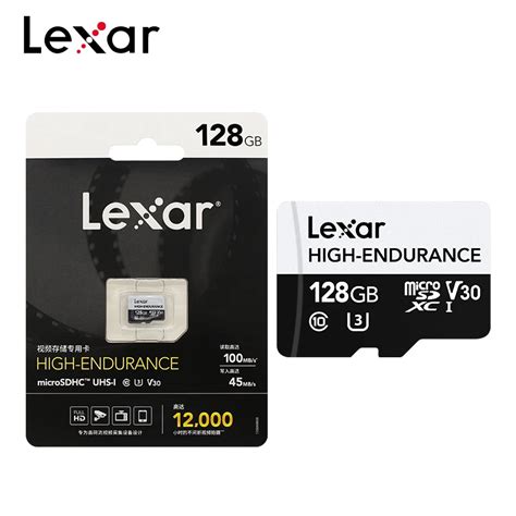 Lexar Tarjeta De Memoria De Alta Resistencia Microsd Original Clase