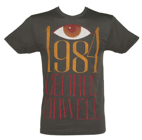 1984 George Orwell Mens Tops T Shirt Funny Shirts