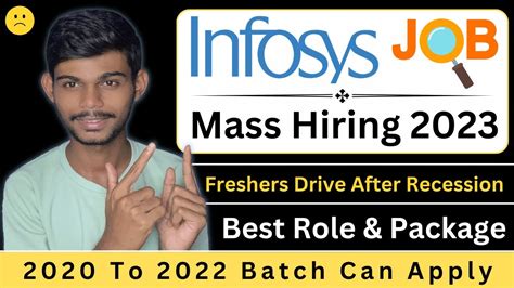 Infosys Mass Hiring 2023 Best Role Best Package Apply Now Youtube