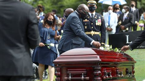 Roses Placed On John Lewis Casket At Cemetery Doves Released Youtube