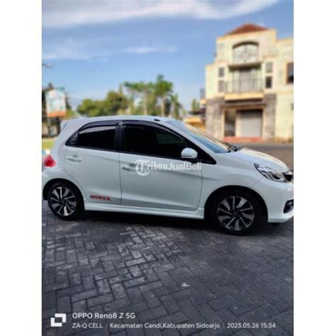 Mobil Honda Brio Rs Bekas Tahun 2017 Matic Warna Putih Siap Pakai Di