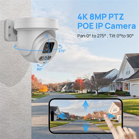 Night Vision PTZ Camera | 8MP Zoom IP Camera | VIKYLIN