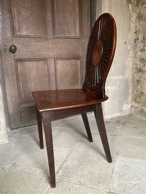 A George III Mahogany Hall Chair Art Agents, Art Exhibitions