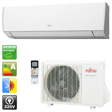 SPLIT INVERTER 12000 BTUS Q F FUJITSU CIA DO LAR CLIMATIZAÇÕES