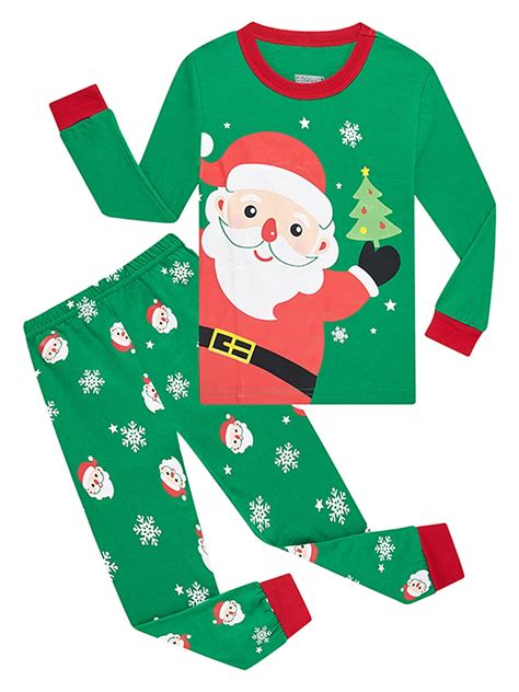 Enflash 3 8t Little Boys Girls Christmas Pajamas 100 Cotton Sleepwear