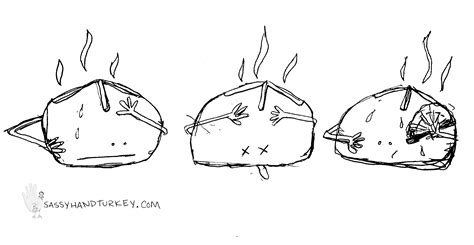 Hot Cross Buns Sassy Hand Turkey