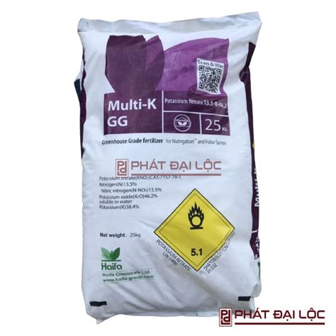 Bán KNO3 Potassium Nitrate Kali Nitrat 25kg Israel Phát Đại Lộc