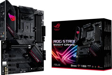 Asus ROG STRIX B550-F GAMING Motherboard PC base AMD AM4 Form factor ...