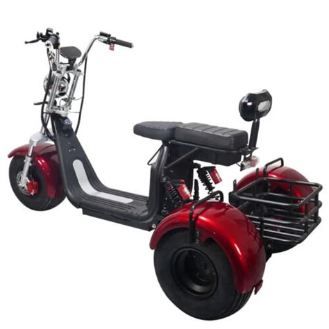 Plus W V Fat Tire Lithium City Coco Electric Tricycle Scooter Ebay