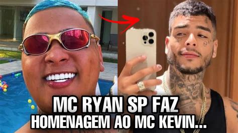 MC RYAN SP VIRALIZA Homenagem Ao MC KEVIN E ESPECIALISTA Fala Sobre